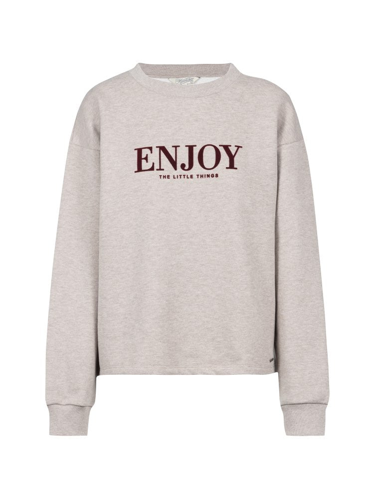 Herrlicher Heavenly Sweat Pullover Beige-Melange