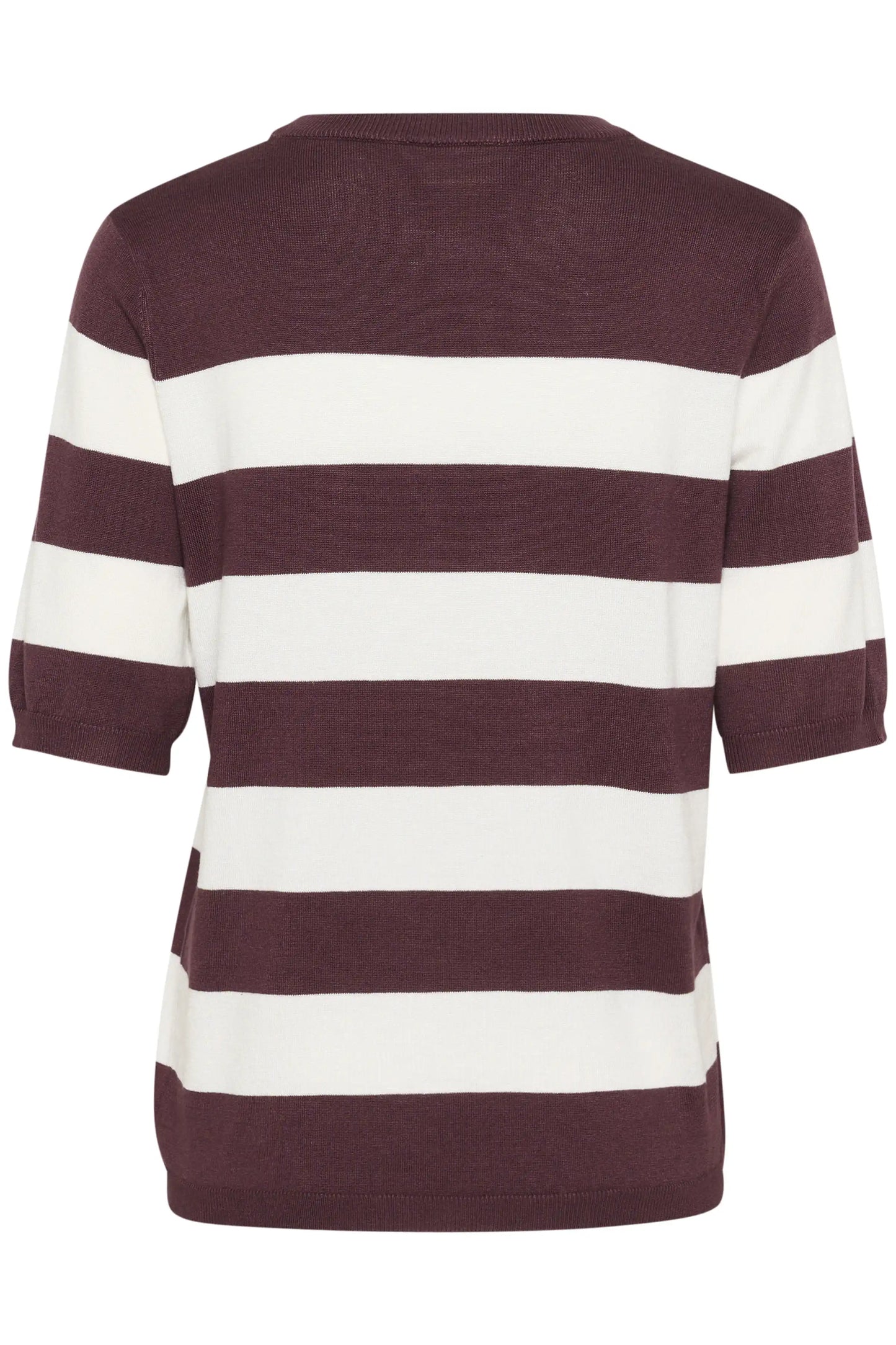 KAFFE Kurzarmpullover KAlizza in der Farbe Fudge/Chalk