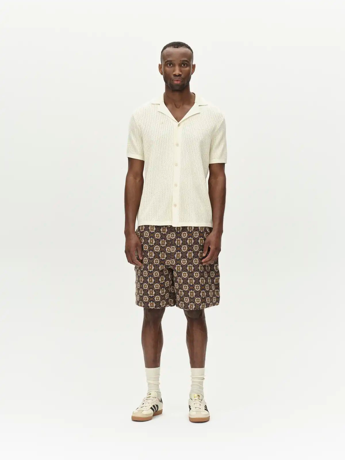 Gabba Polo Hemnd Geno Resort SS Ecru Light