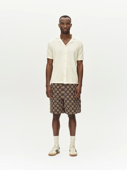 Gabba Polo Hemnd Geno Resort SS Ecru Light