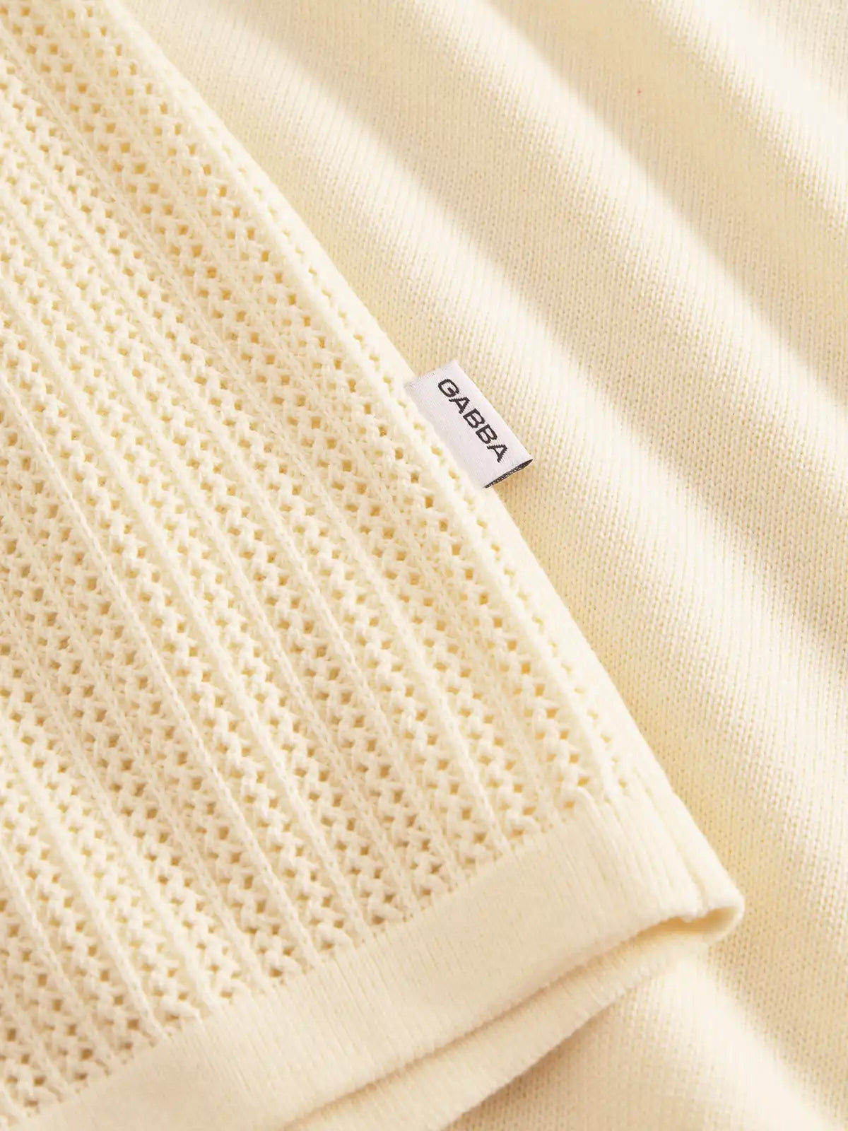 Gabba Polo Hemnd Geno Resort SS Ecru Light
