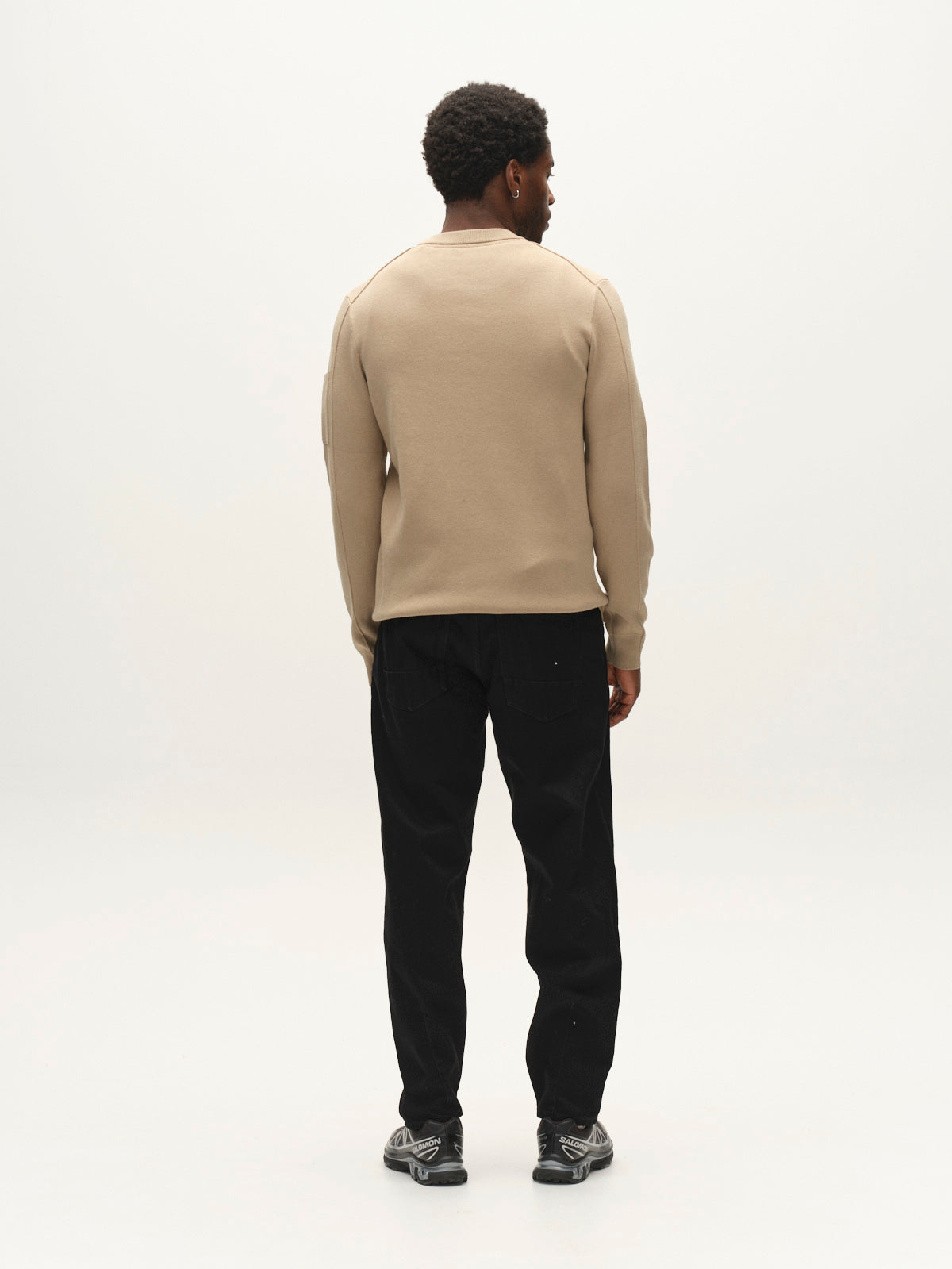 Gabba GABadriel O-Neck Lume LS Knit in der Farbe Sand Crocker
