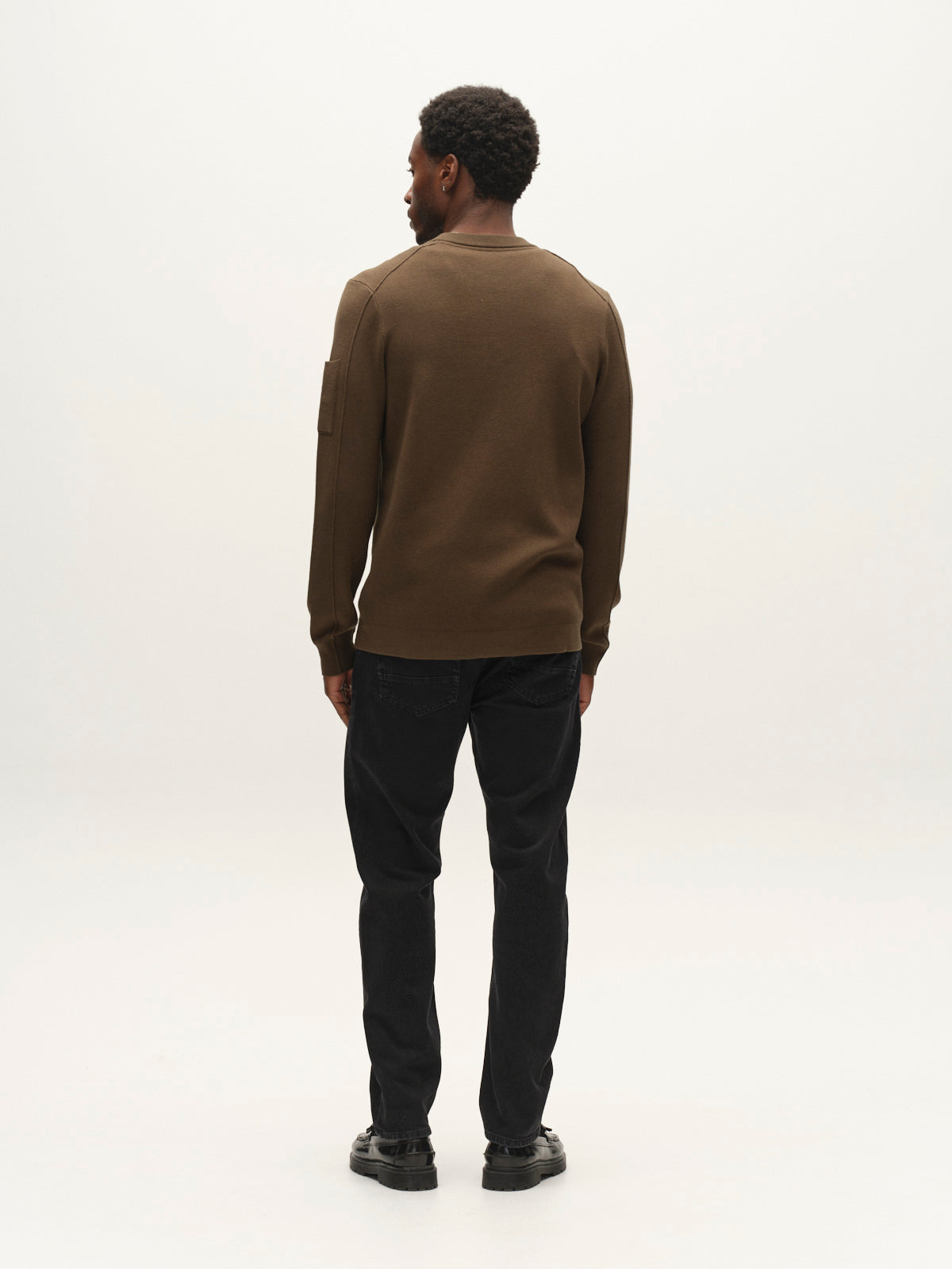 Gabba GABadriel O-Neck Lume LS Knit in der Farbe Forest Night