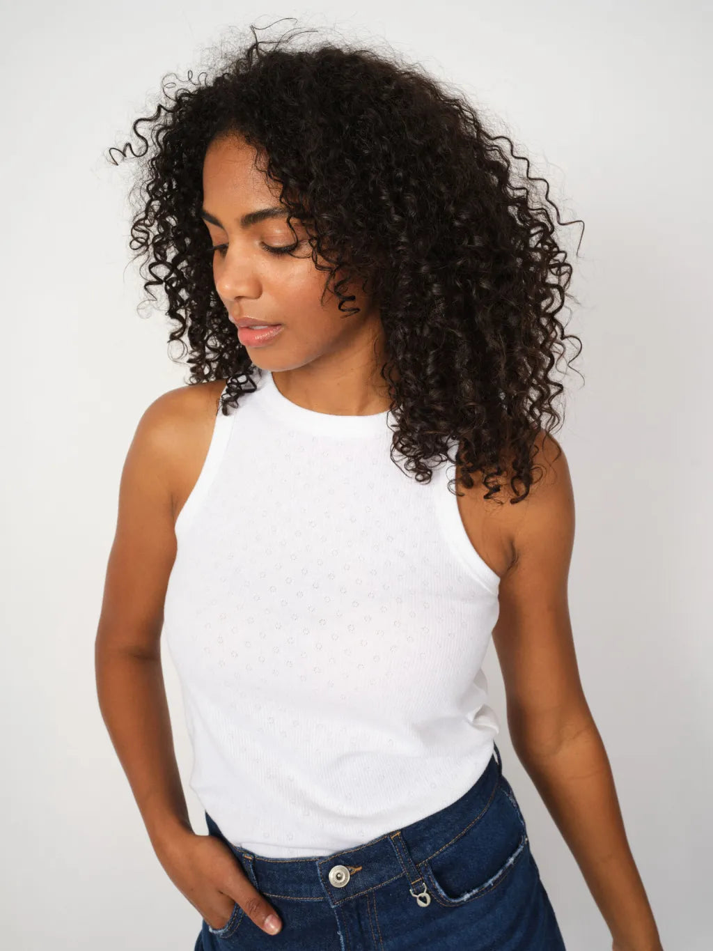 Mos Mosh Tank Top White
