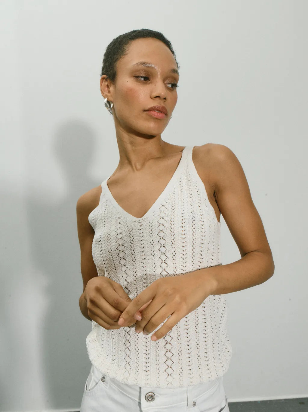 Mos Mosh Cressida Melange Knit Top
