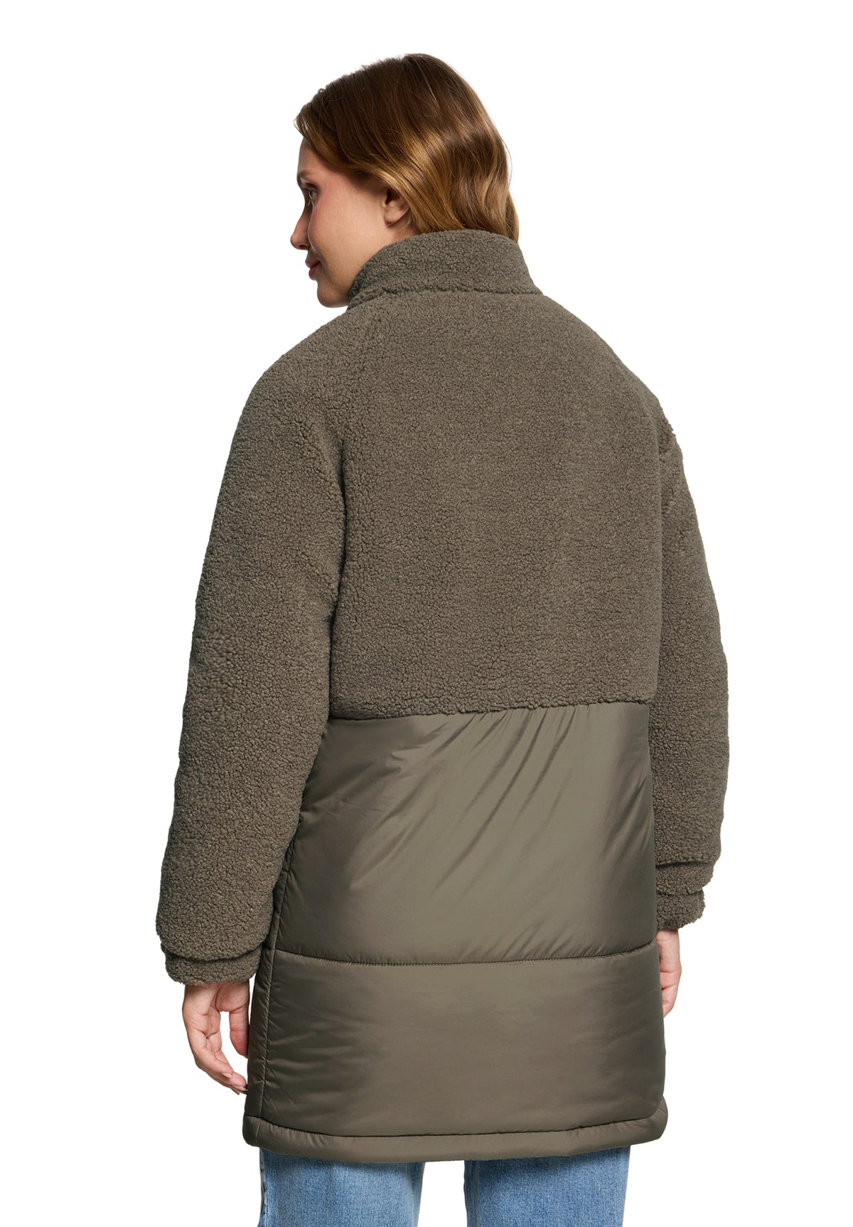 Cartoon Jacke Watte Bambus – Model hinten