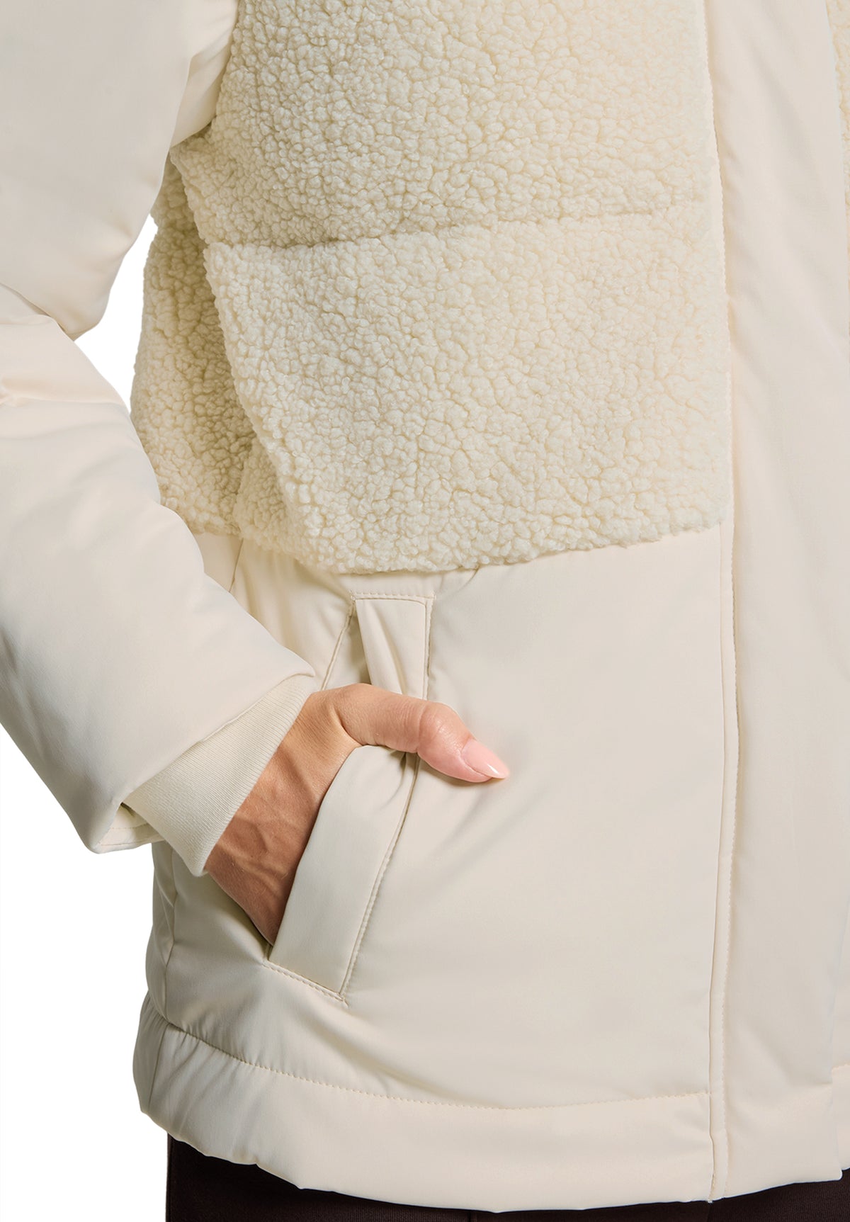 Cartoon Jacke Watte Brazilian Sand – Detail