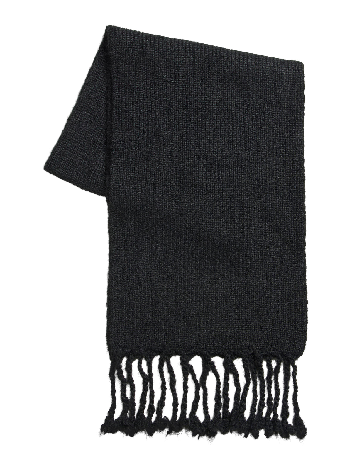 Vila Strickschal New Knit Scarf in Black Beauty