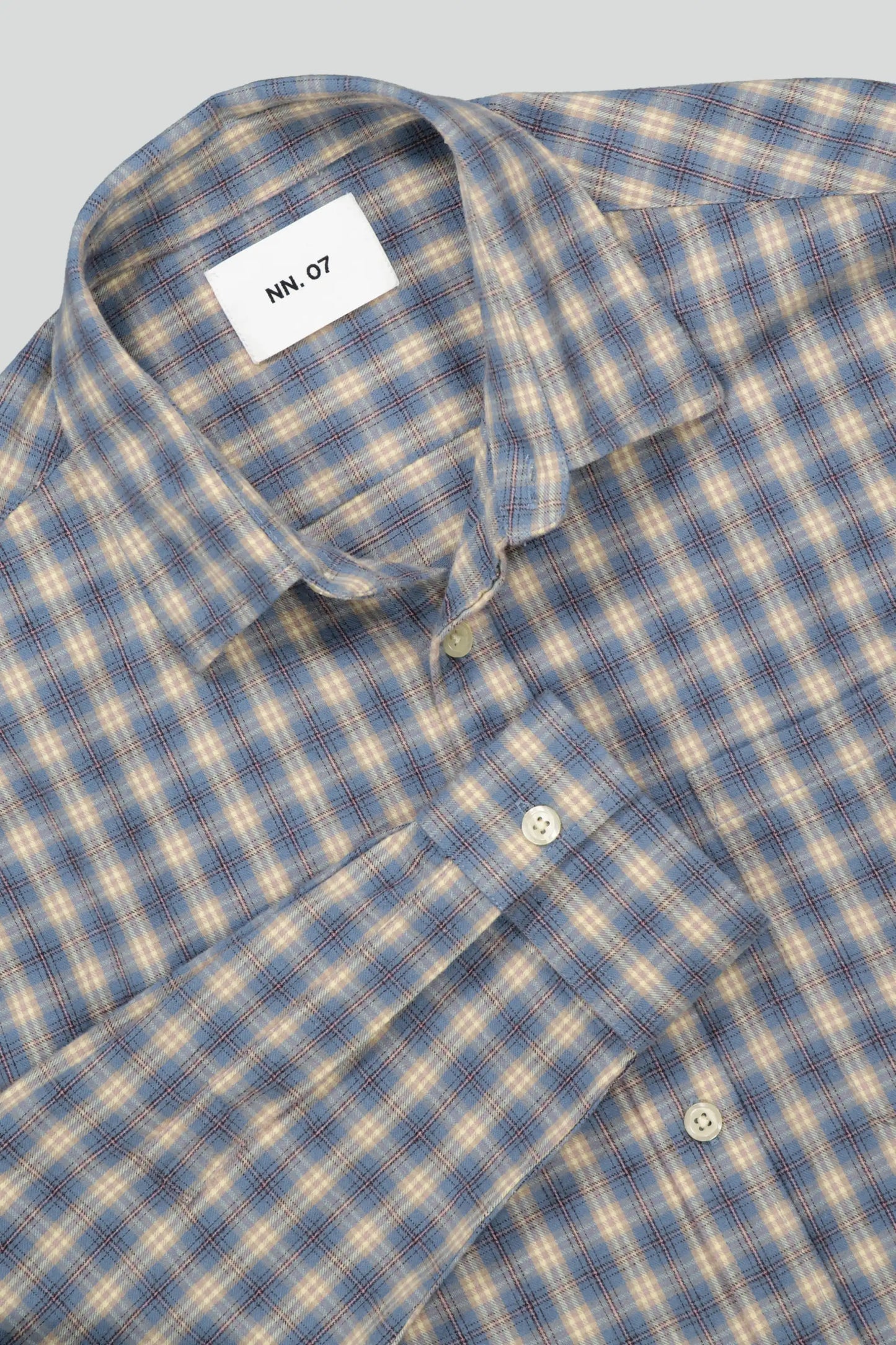 NN.07 Hemd Deon in der Farbe Blue Check