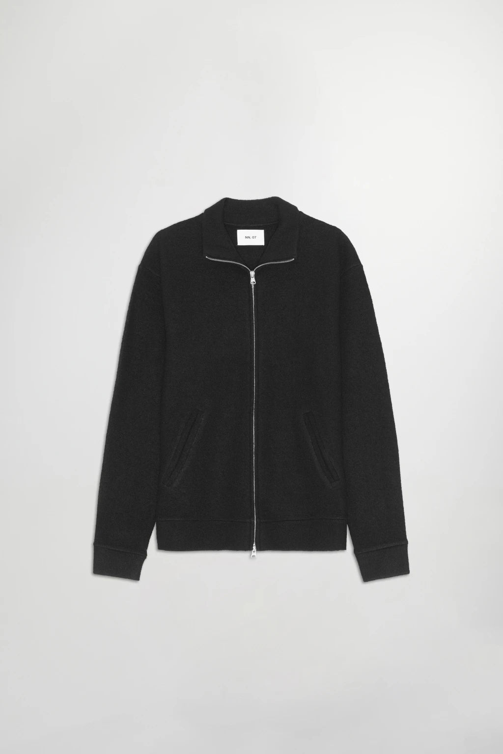 NN07 Zip Jacke in der Farbe Schwarz