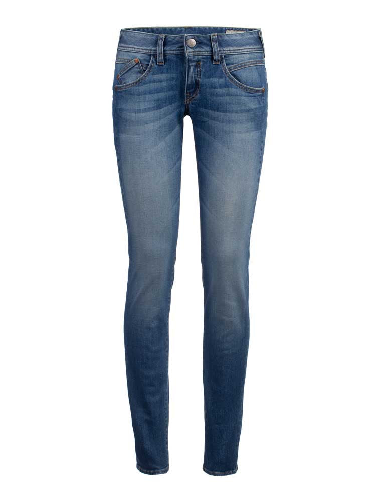 Herrlicher Jeans Gila Slim Organic Denim in der Farbe Blue Sea NOS