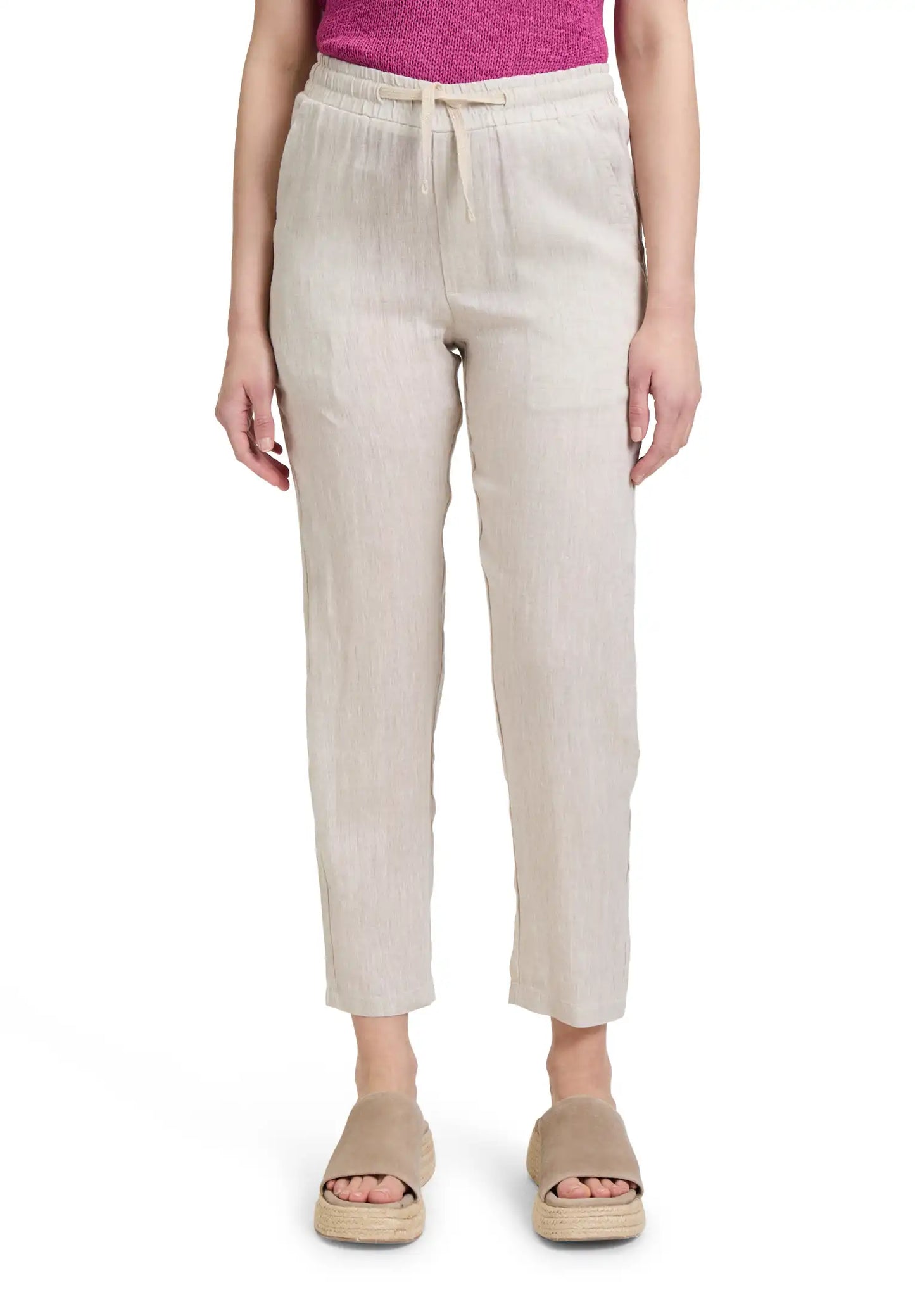 Cartoon Leinenhose Nature/Cream