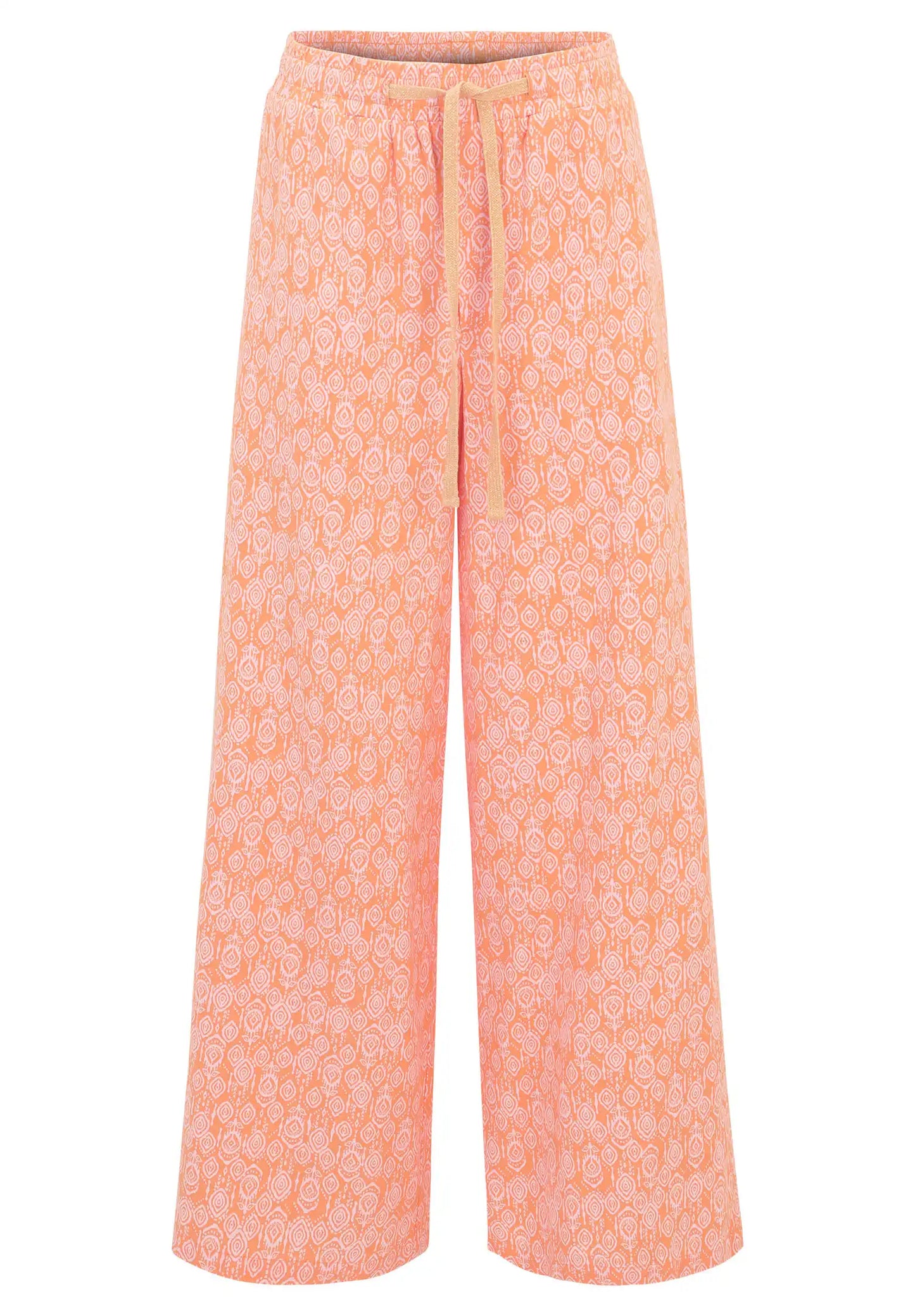 Cartoon Leinenhose Pink/Apricot