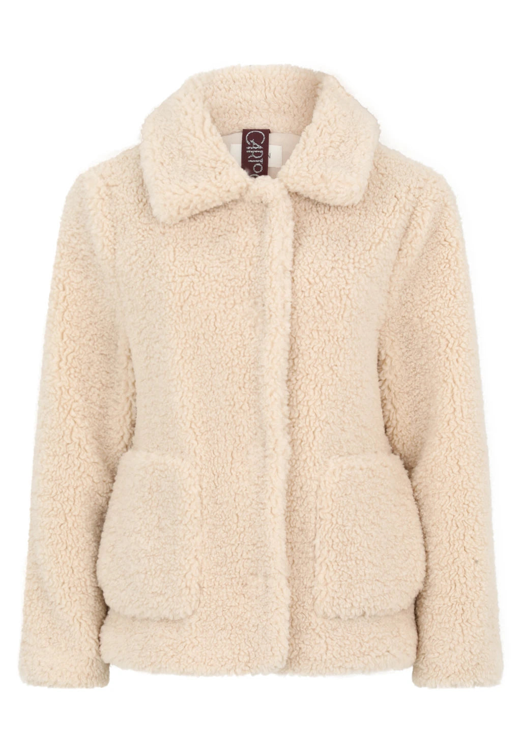 Cartoon Plüschjacke Beige