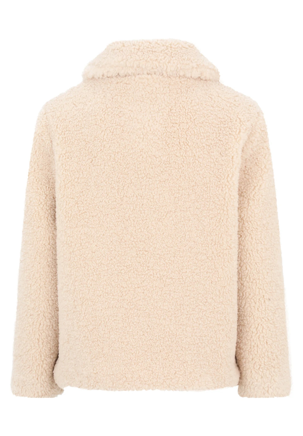 Cartoon Plüschjacke Beige