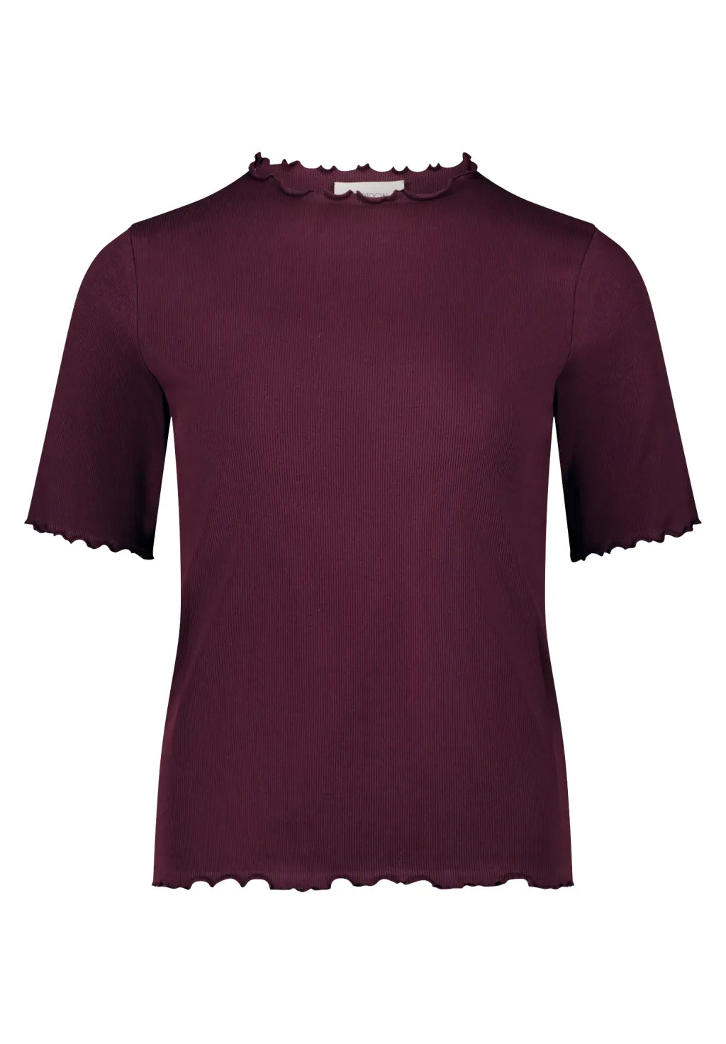 Cartoon Halbarm-Shirt Dark Aubergine