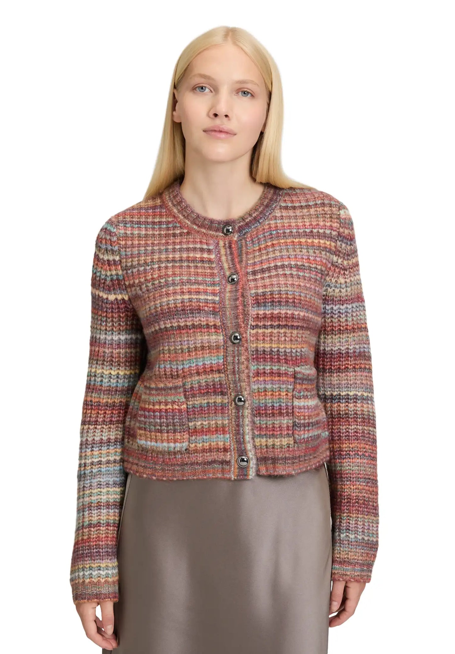 Cartoon Strickjacke Bunt