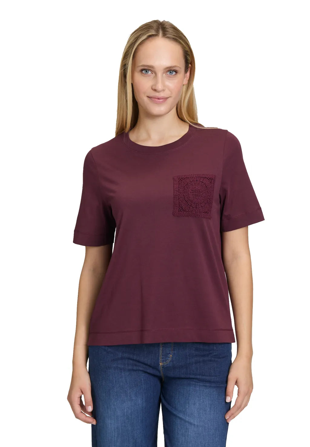 Cartoon Baumwollshirt Patch Purple