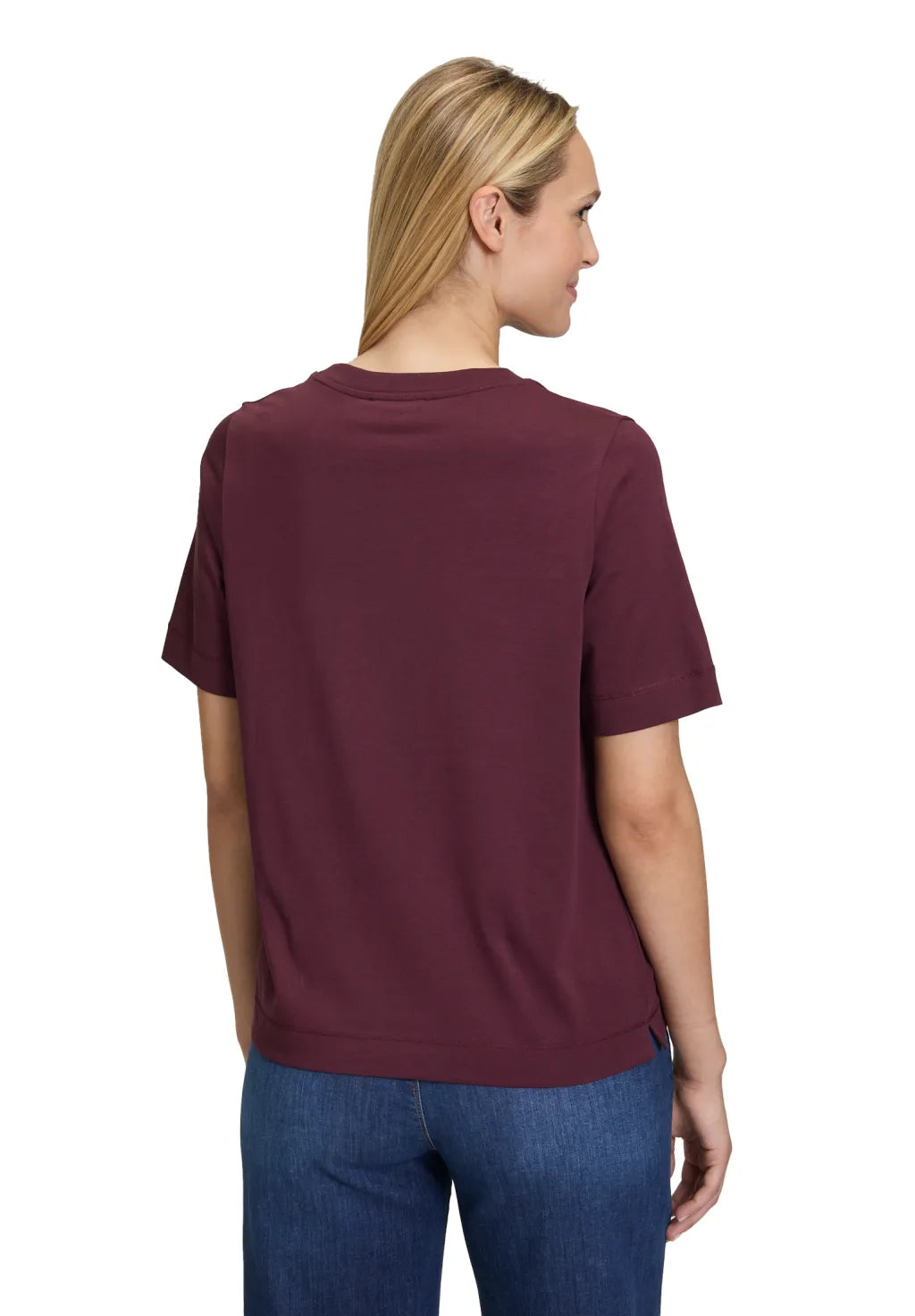 Cartoon Baumwollshirt Patch Purple