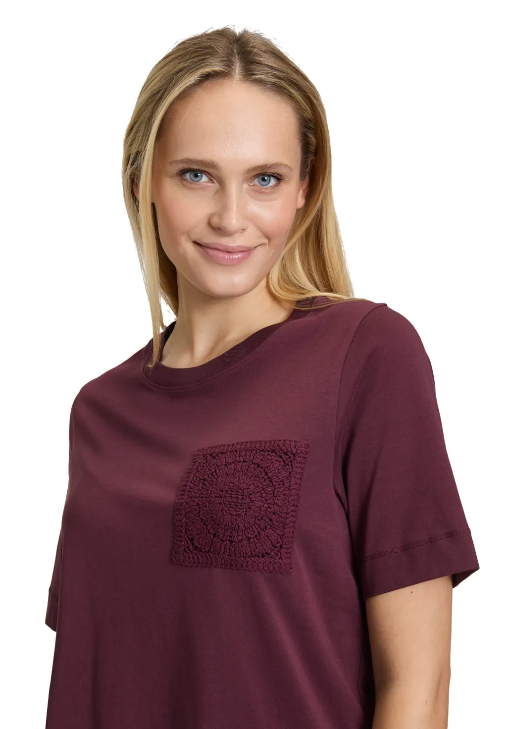 Cartoon Baumwollshirt Patch Purple