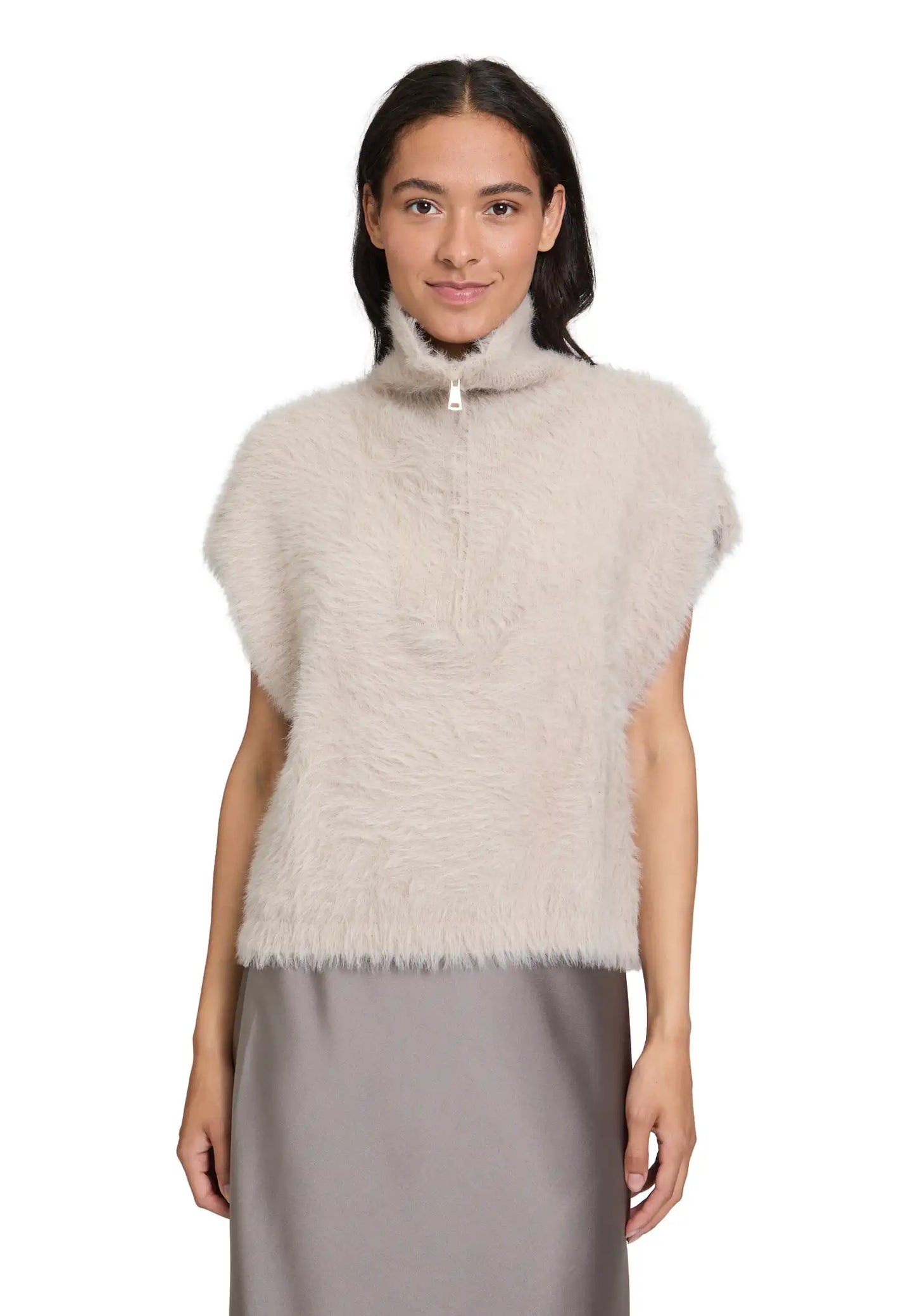 Cartoon Strickpullover in der Farbe Beige