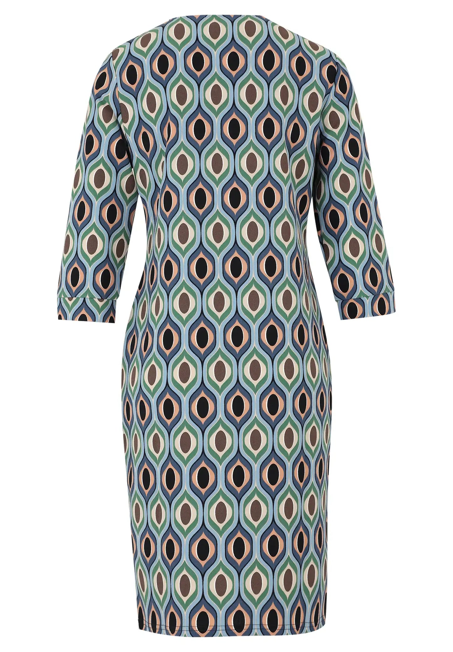 Cartoon Kleid Blue Green