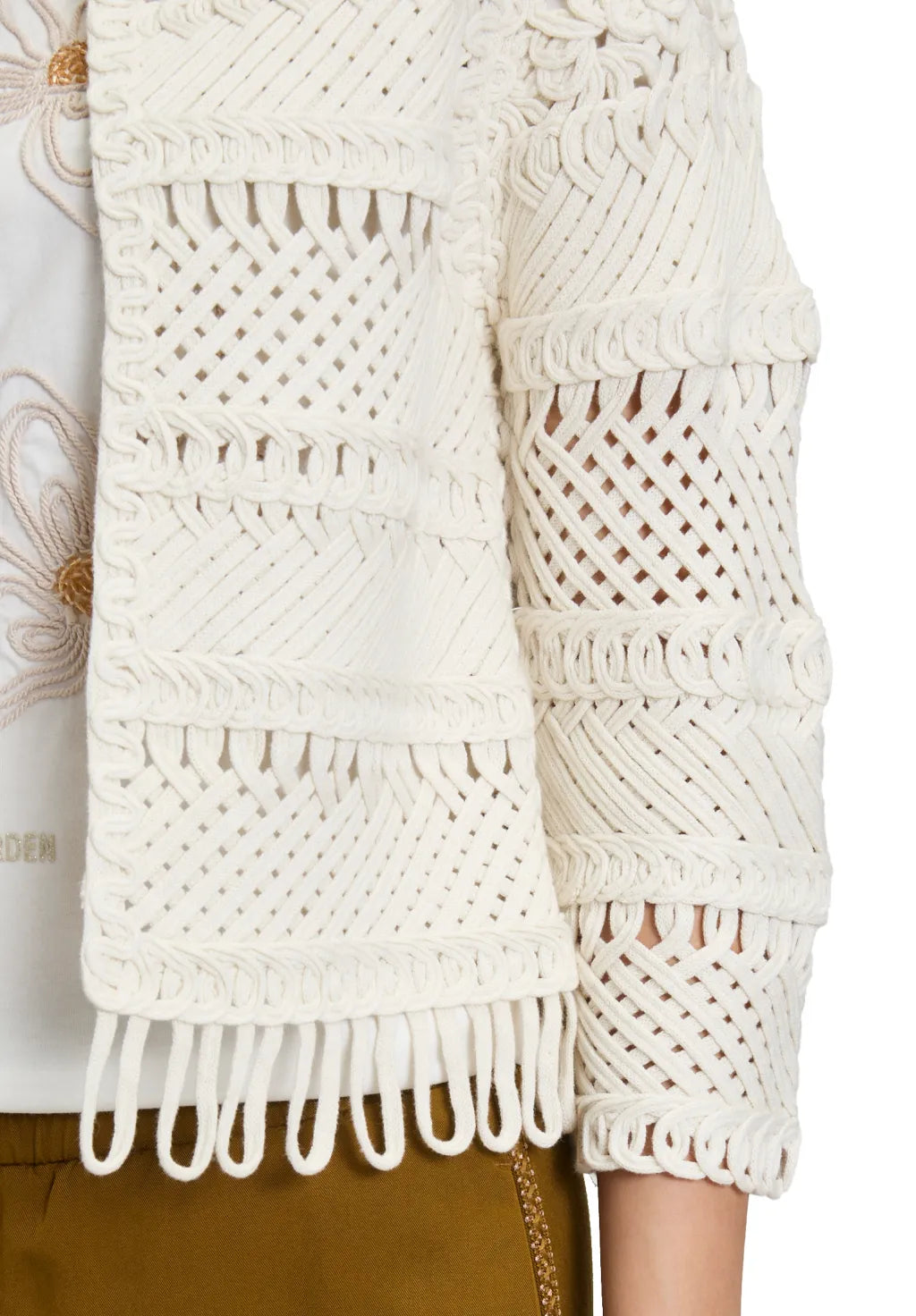 Cartoon Casual-Strickjacke Beige