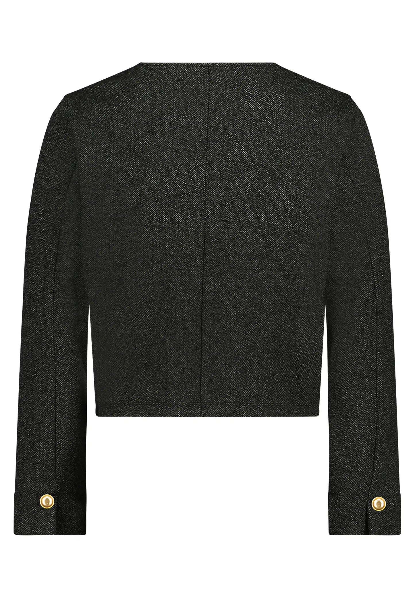 Cartoon Blazer-Jacke Grau/Schwarz