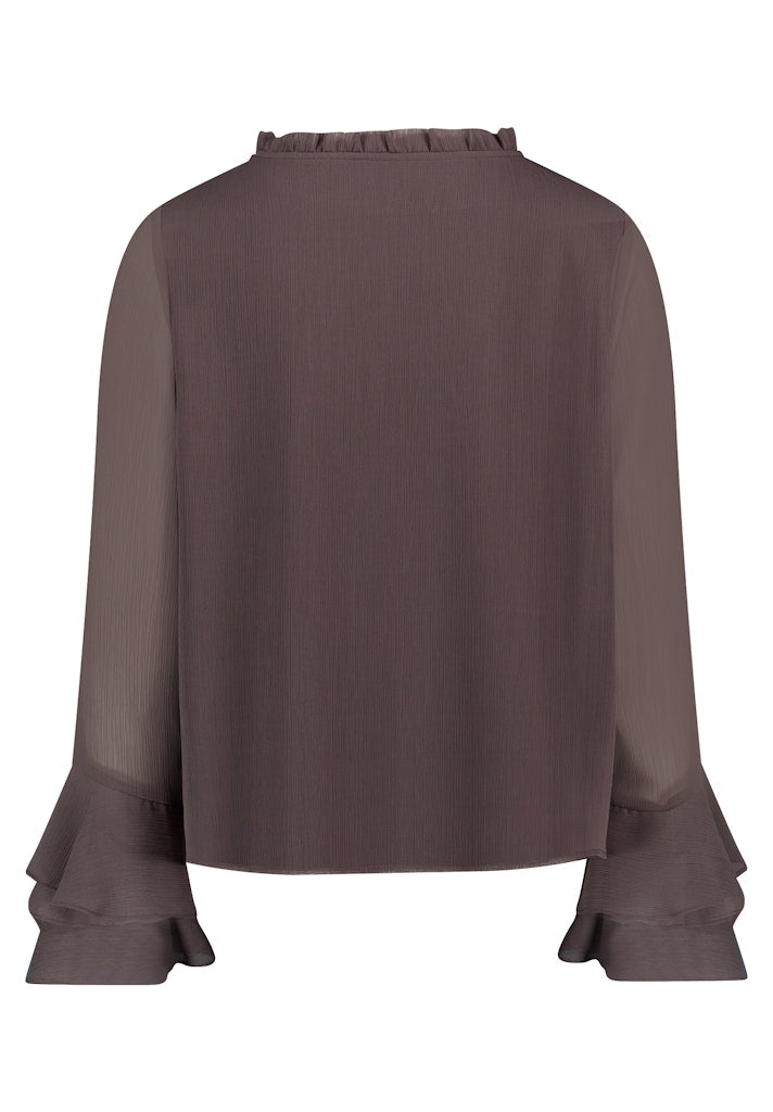 Cartoon Bluse Kurz 1/1 Arm Black Coffee