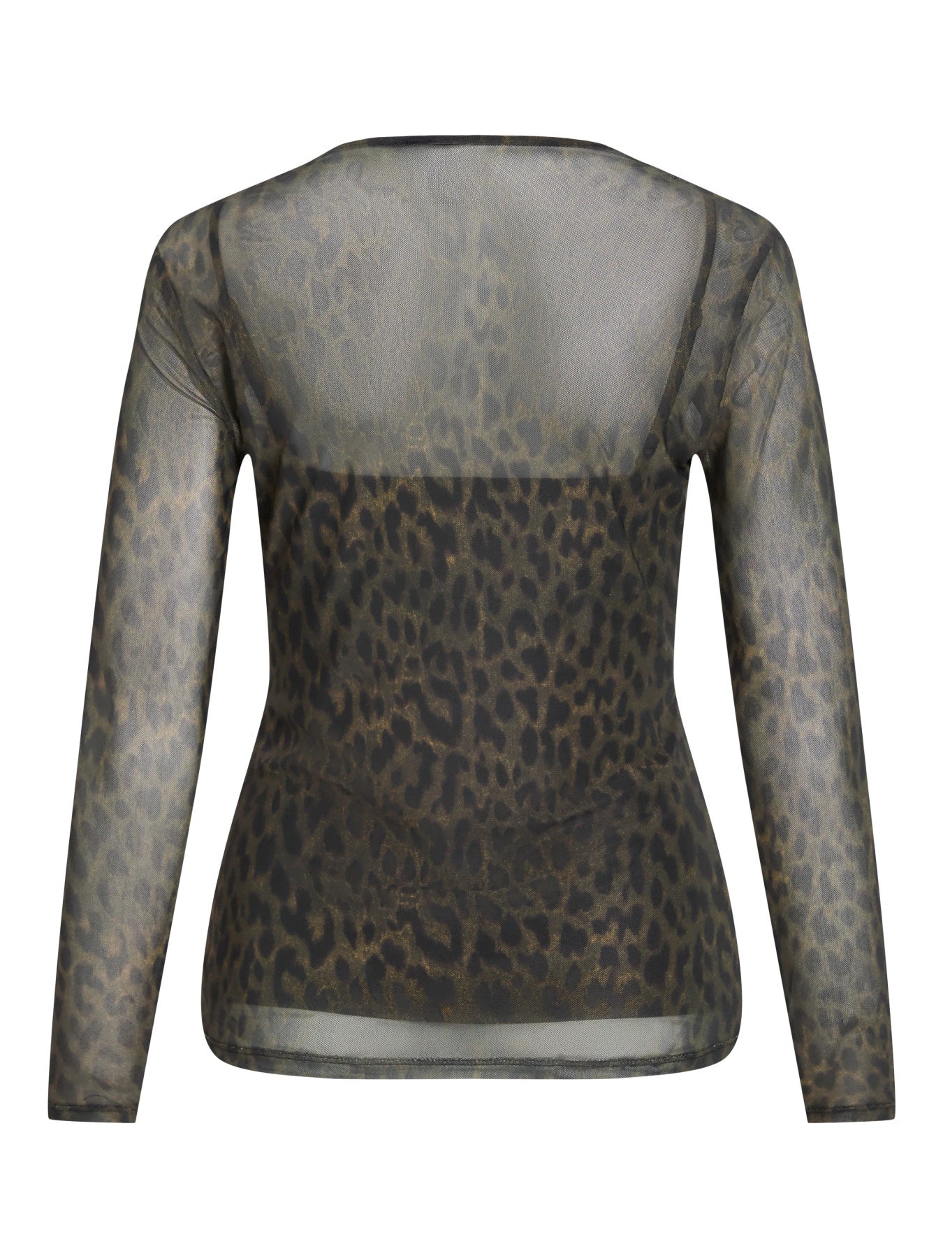 Rouge Edit ROUMESSA L/S O-neck TOP Dull Gold Leo