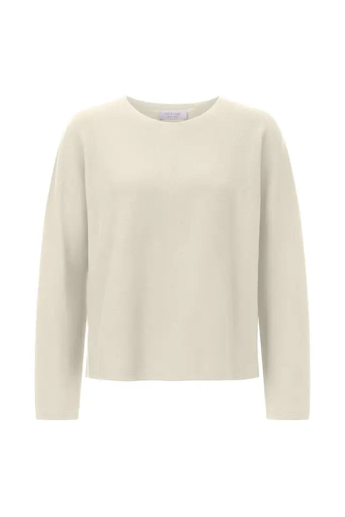 Rich & Royal Pullover Pearl White