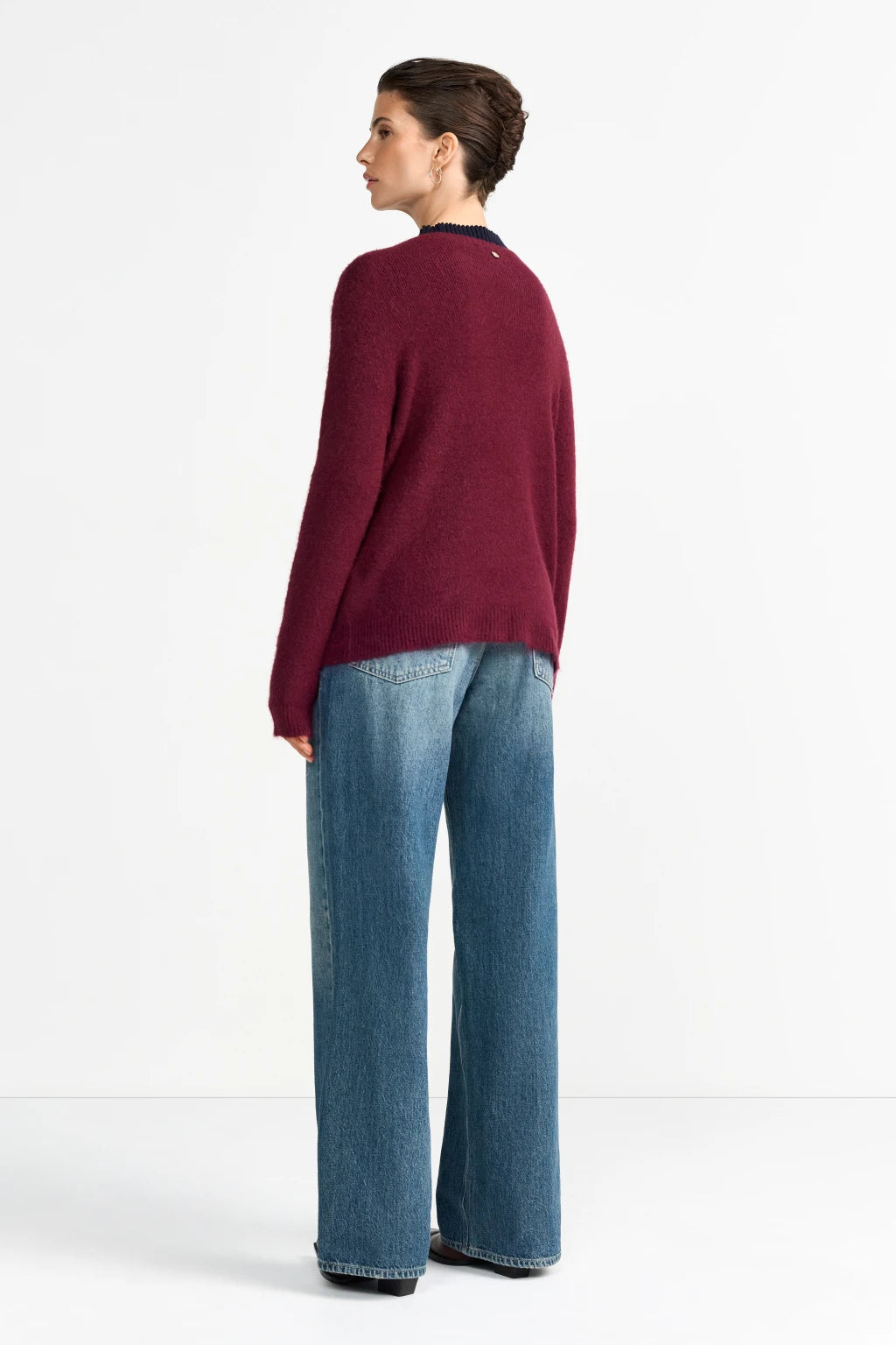 Rich & Royal Pullover Cozy Crew Ruby Glow