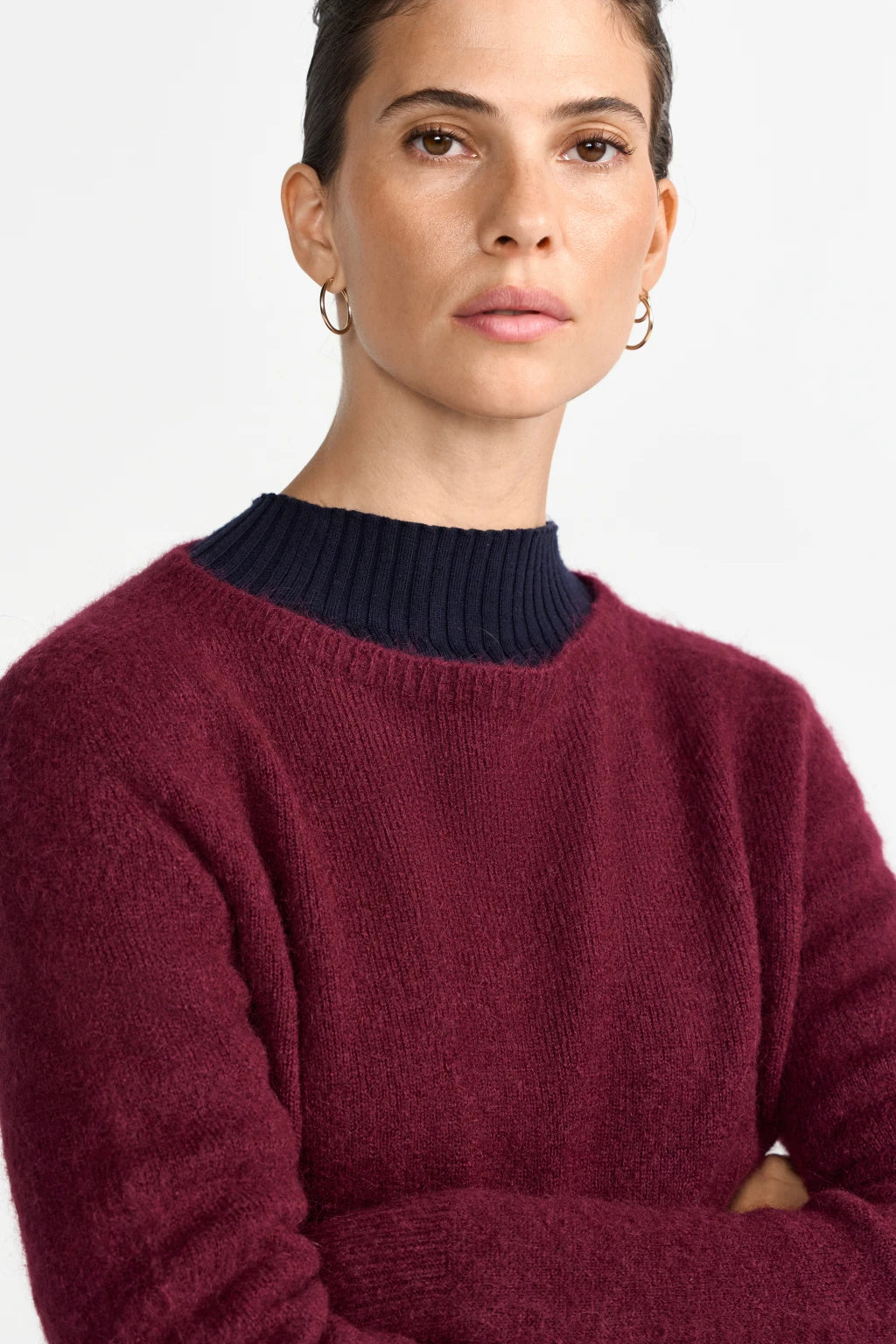Rich & Royal Pullover Cozy Crew Ruby Glow