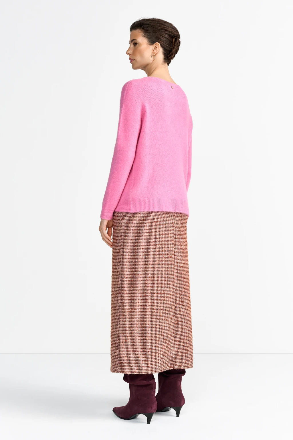 Rich & Royal Pullover Cozy Crew Pink Radiance