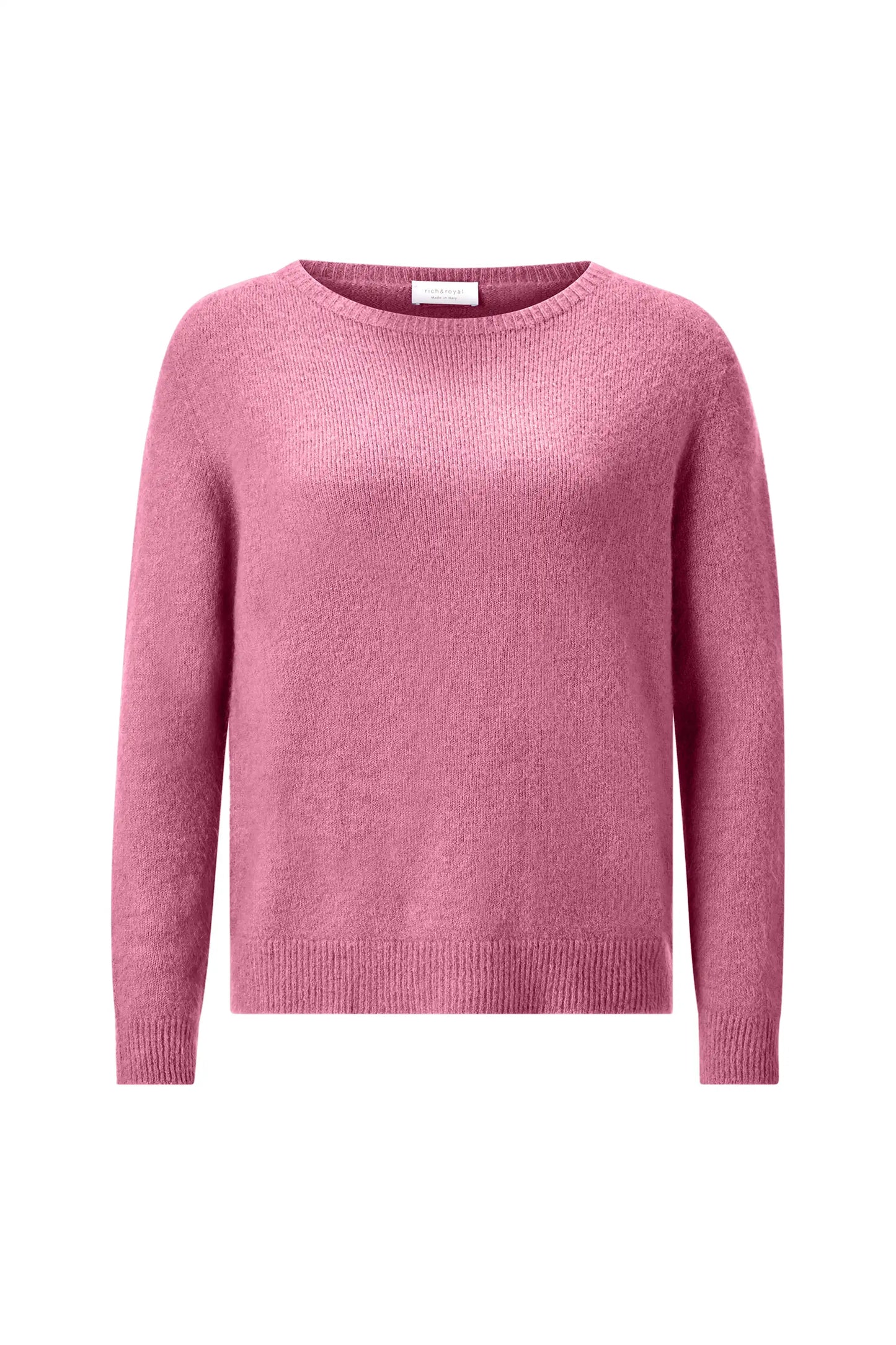 Rich & Royal Pullover Cozy Crew Pink Radiance