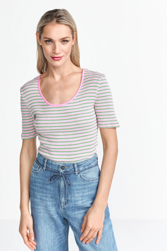 Rich & Royal gestreiftes Ripshirt multicolor