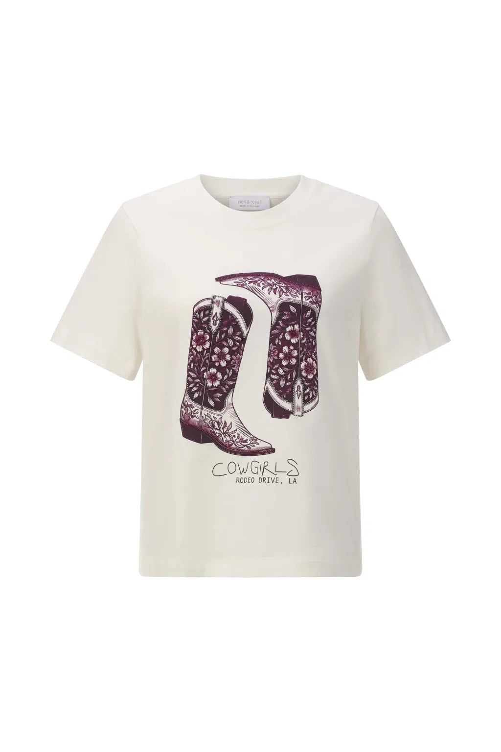 Rich & Royal T-Shirt Pearl White