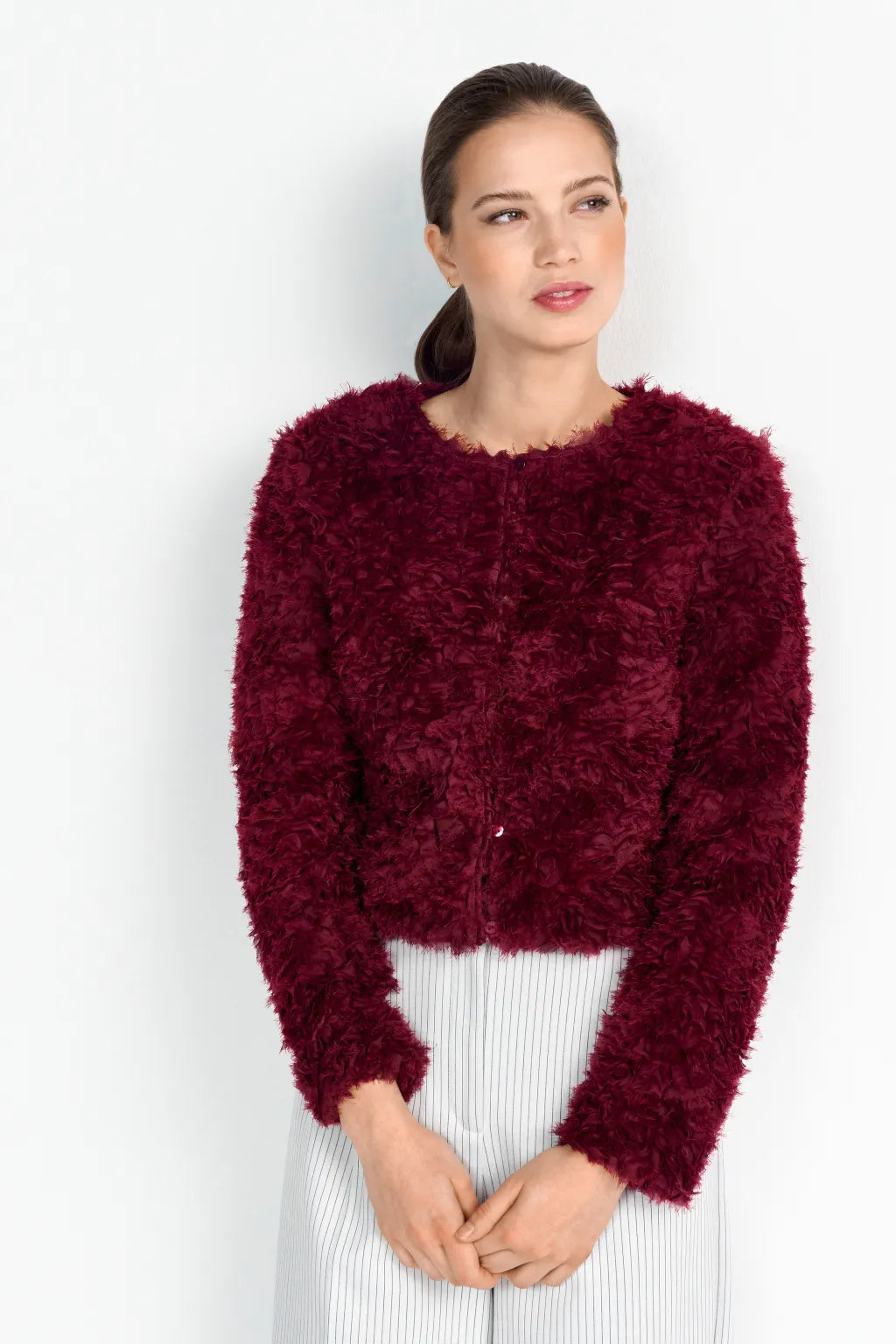 Rich & Royal Kurzjacke Ruby Glow