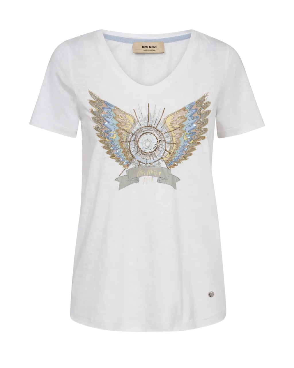 Mos Mosh Damen T-Shirt MMGethi White