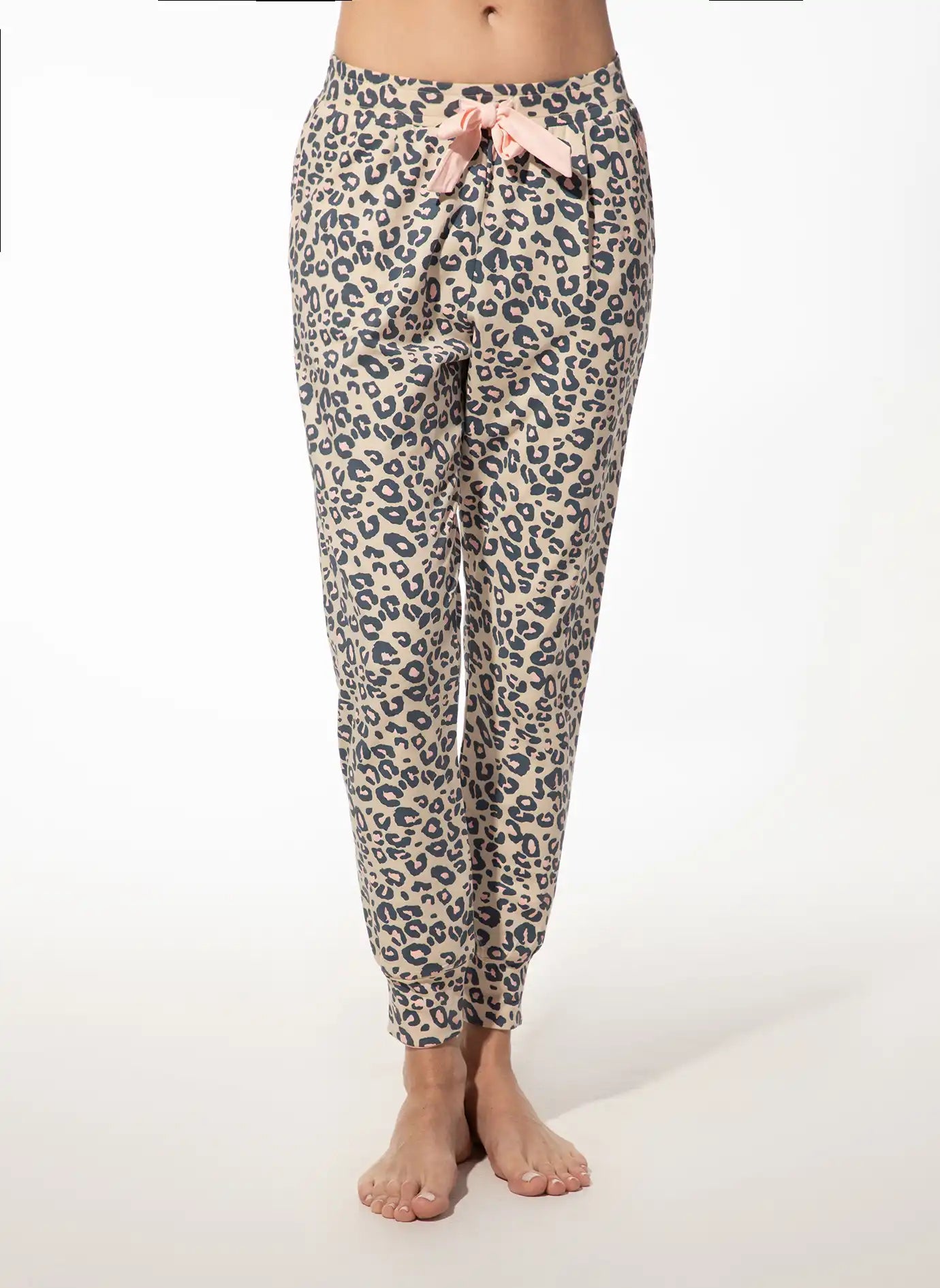 Short Stories Pyjama Hose lang in den Farben Beige/Rosa/Blau
