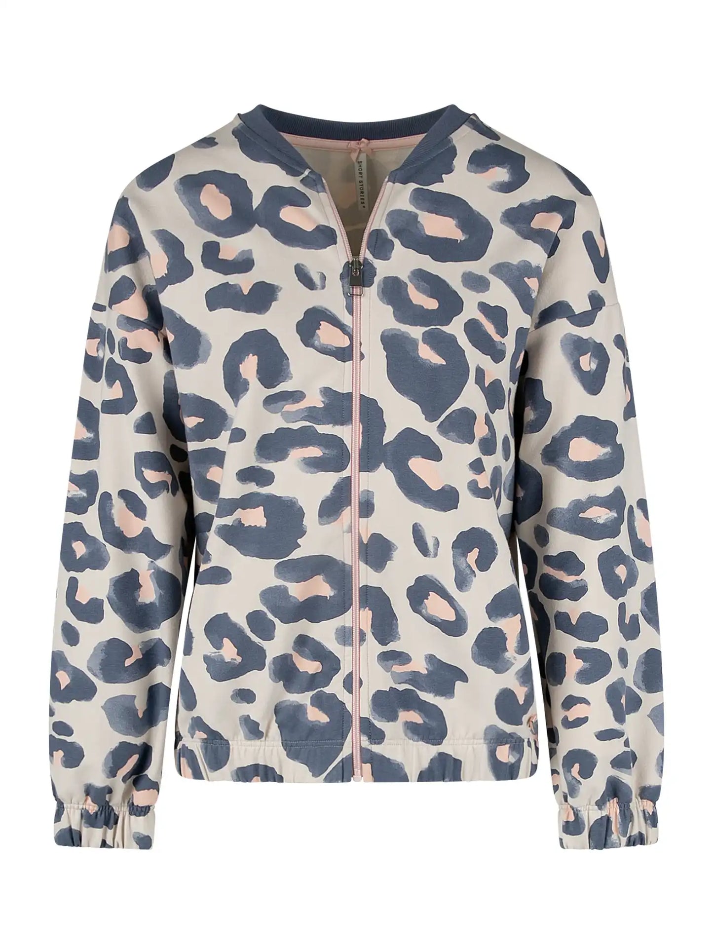 Short Stories Pyjama Jacke in der Farbe Beige/Rosa/Blau