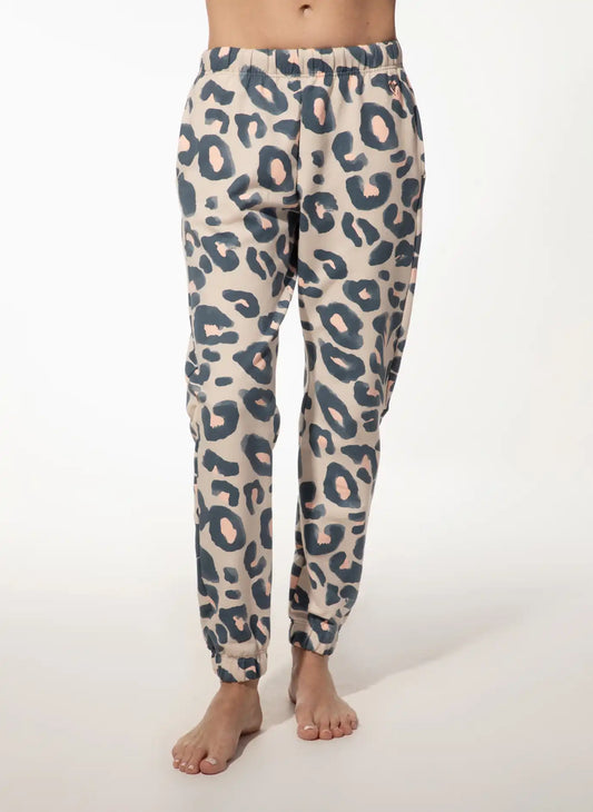 Short Stories Pyjama Hose Lang in der Farbe Beige/Rosa/Blau