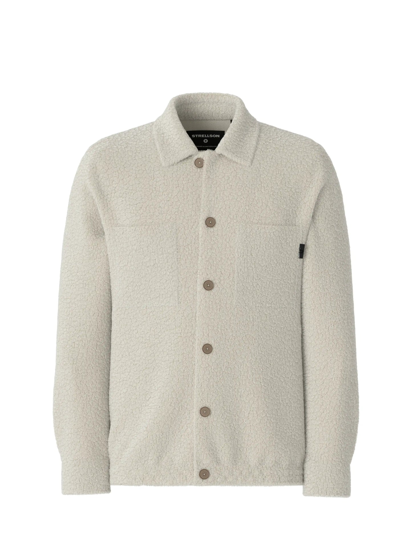 Strellson Teddy-Hemd Norin in der Farbe Medium Beige