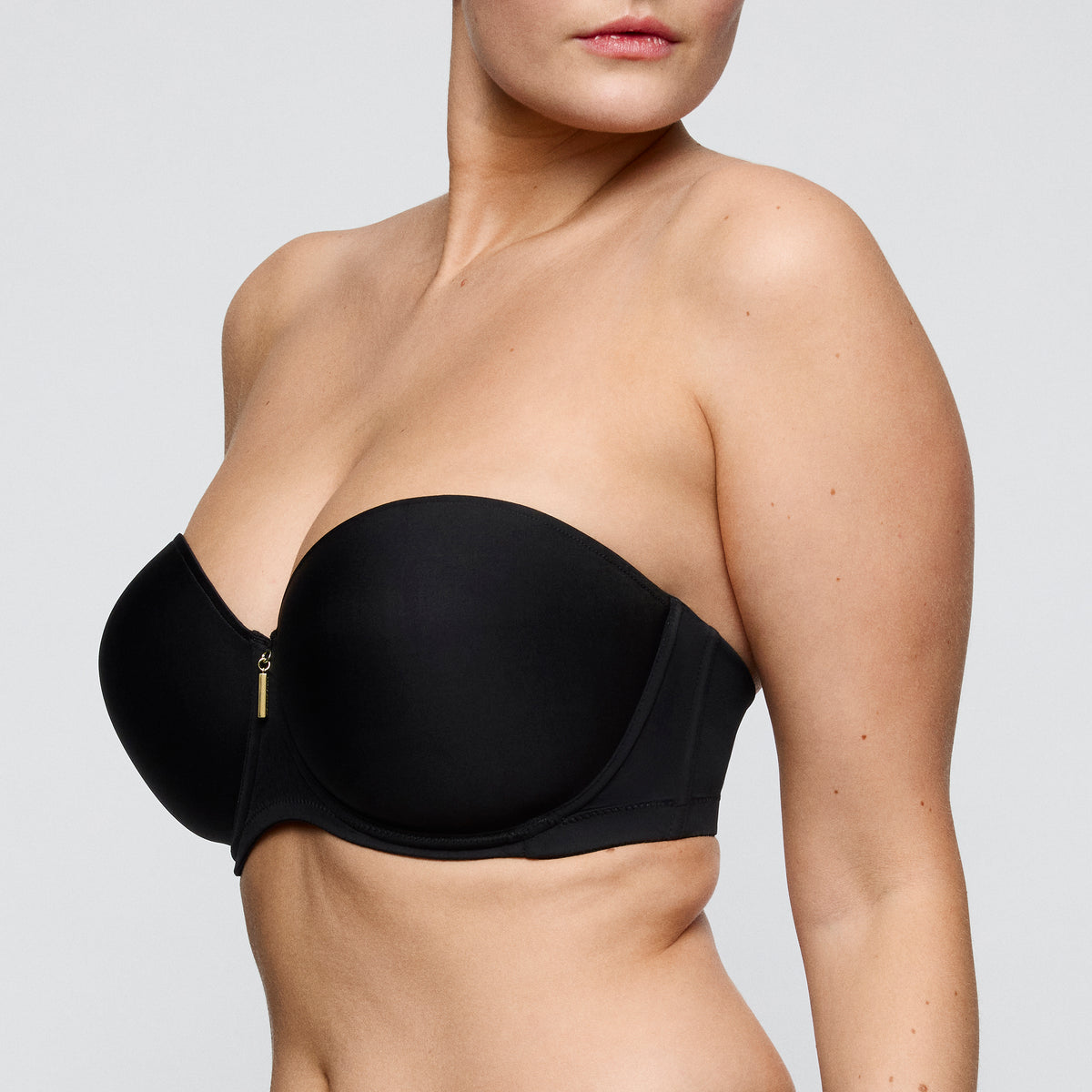 Primadonna Twist TWIXIE Unterlegter BH trägerlos Schwarz - Packshot 2