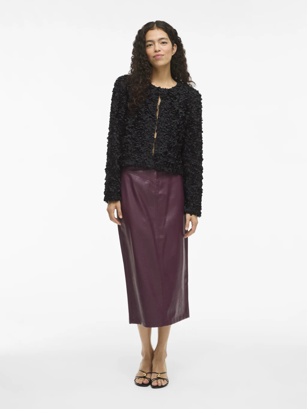Vila Cardigan Virosie in der Farbe Black Beauty