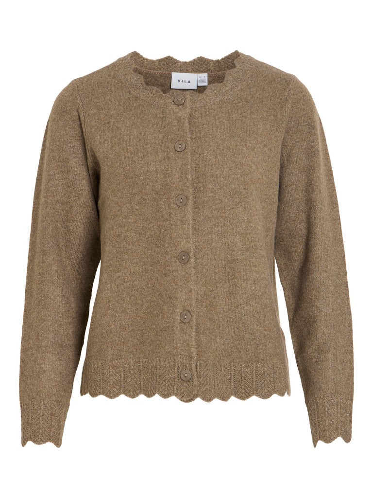 Vila Strickjacke Vinikolina in Falcon Melange
