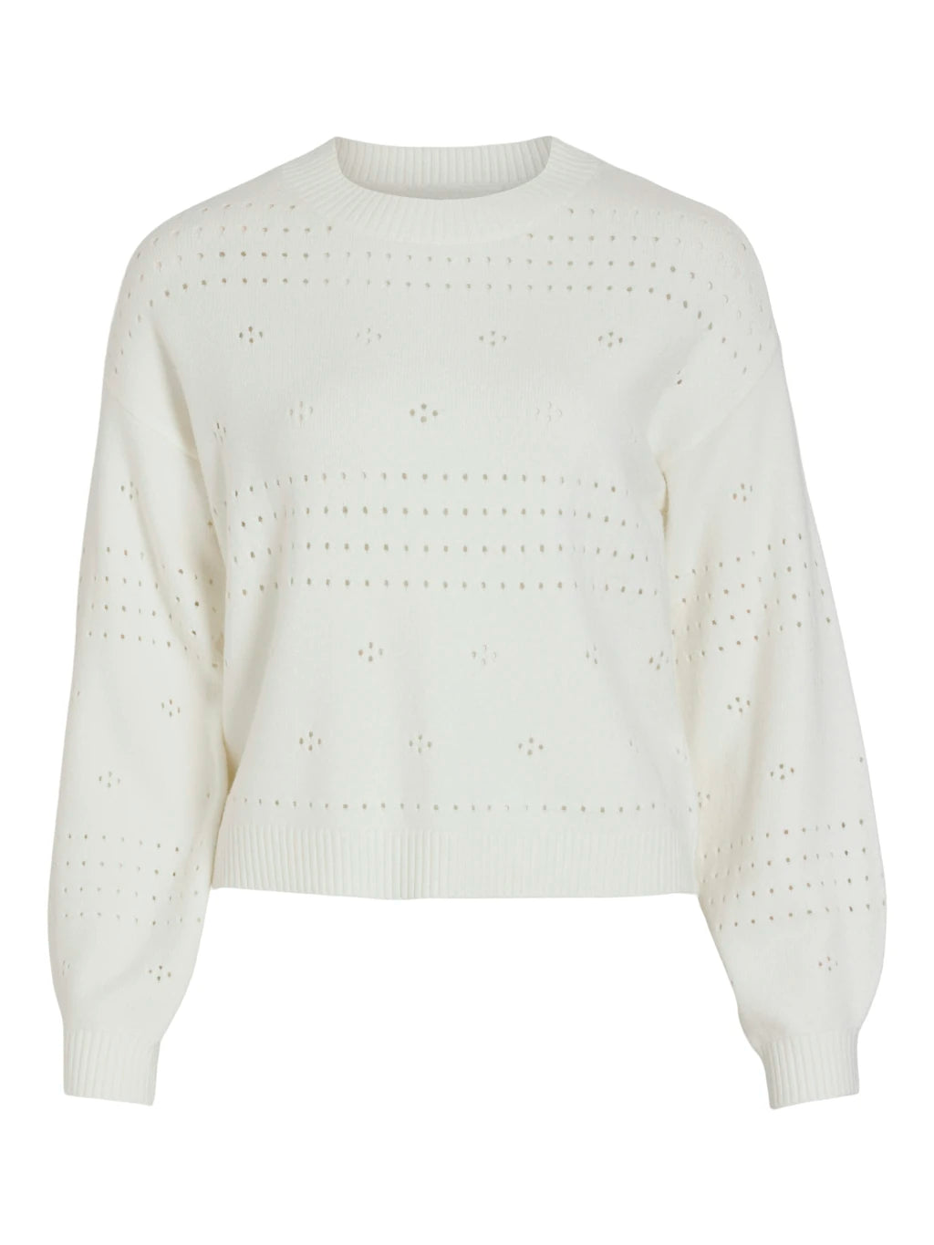 Vila VIRIL Pullover White Alyssum