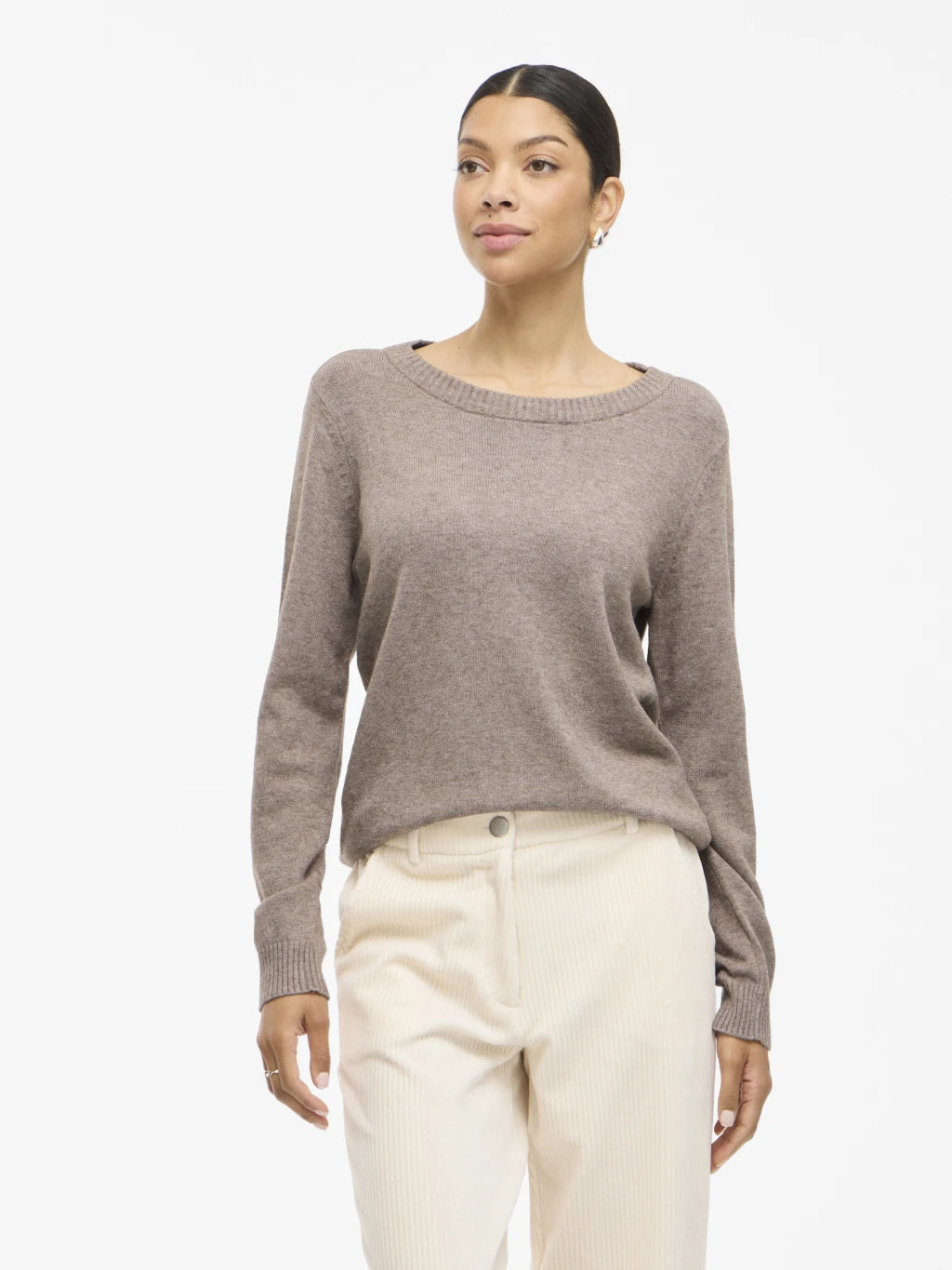 Vila Pullover Viril Falcon Melange
