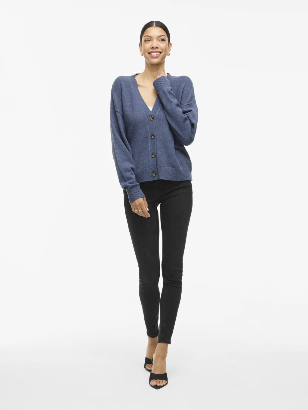 Vila Cardigan Viril Vintage Indigo