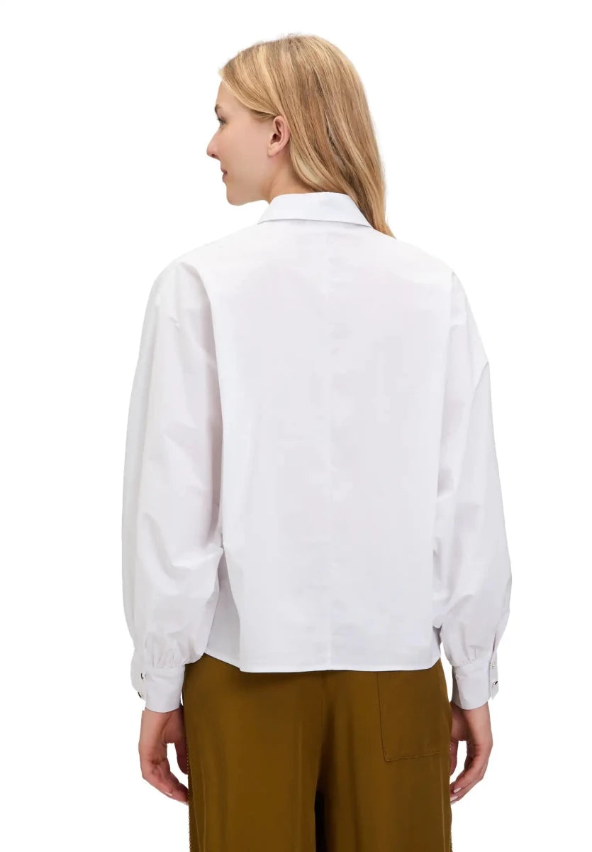 Cartoon Bluse in der Farbe White